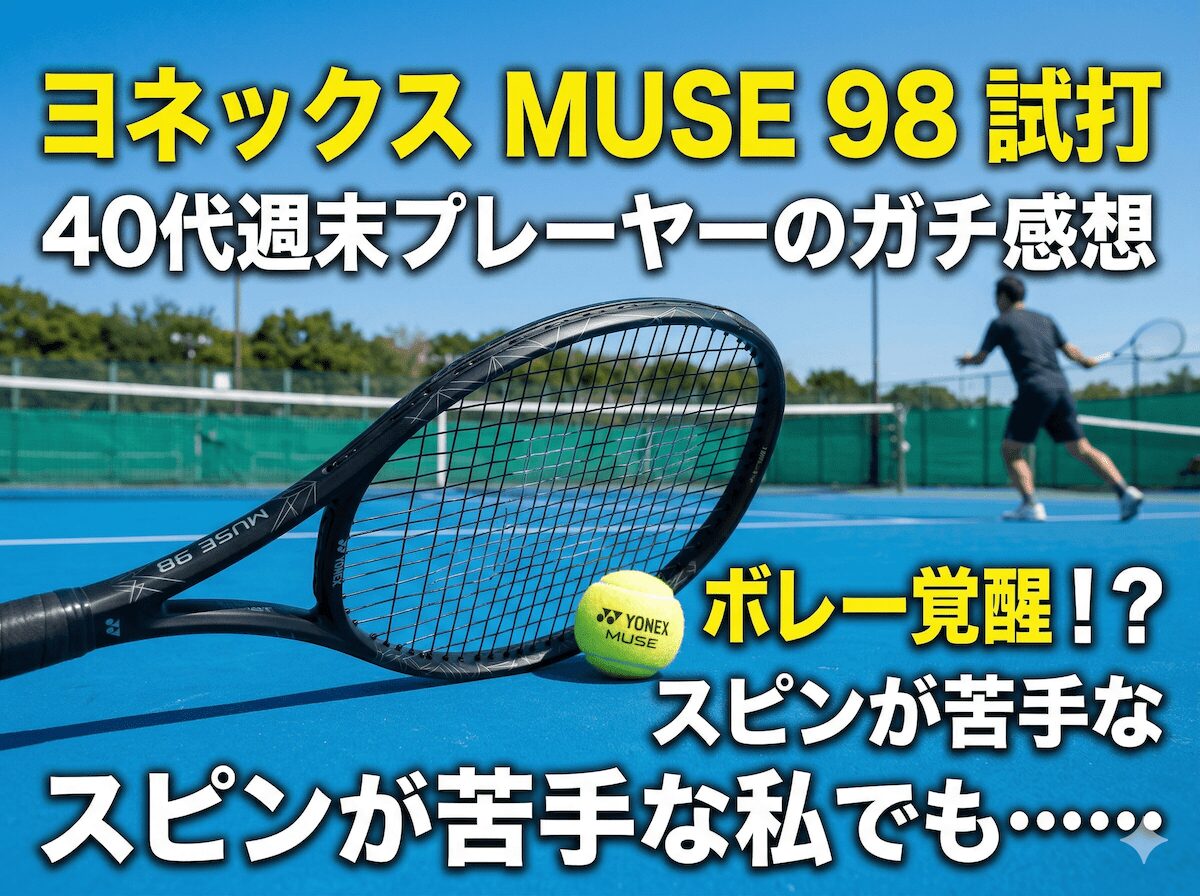 ヨネックスミューズ　レビュー　MUSE